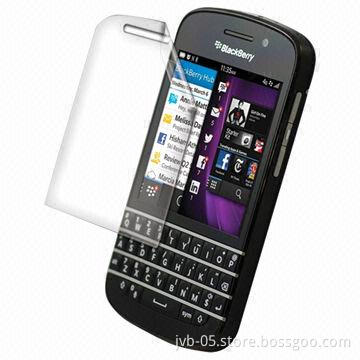 Clear screen protectors for blackberry Q10